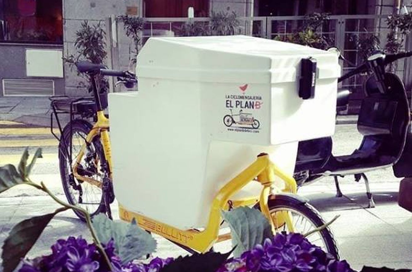 Una de las bicis de carga de El plan B. (Instagram)