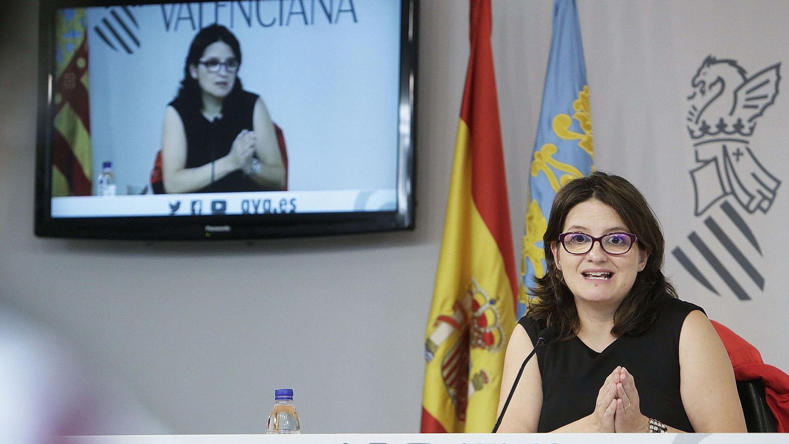 Foto: Fotografía cedida por la Generalitat de la Vicepresidenta y Portavoz del Gobierno Valenciano, Mónica Oltra. (EFE)