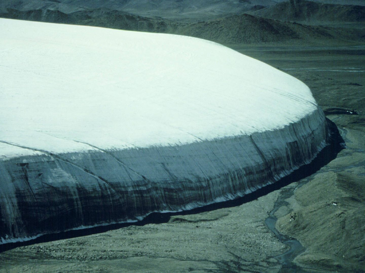 El glaciar Guliya en la meseta tibetana