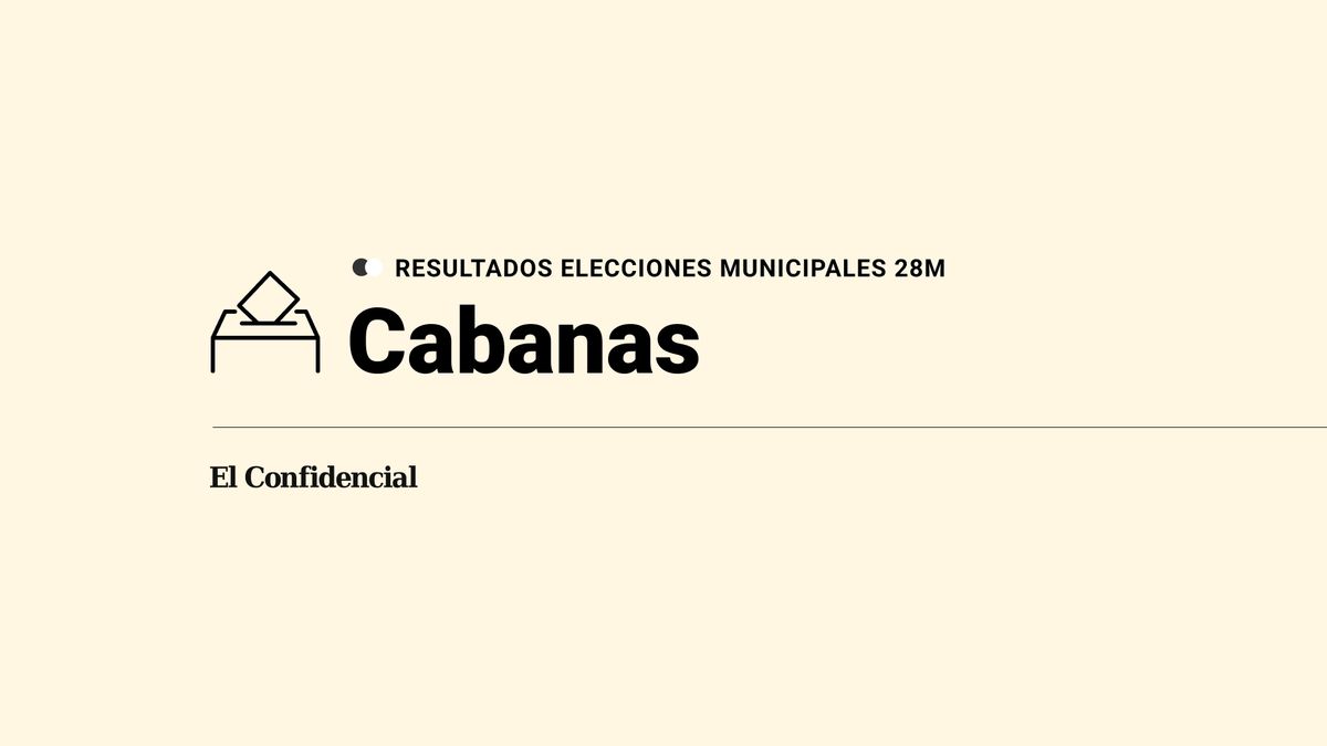 Resultados en directo de las elecciones del 28 de mayo en Cabanas: escrutinio y ganador en directo