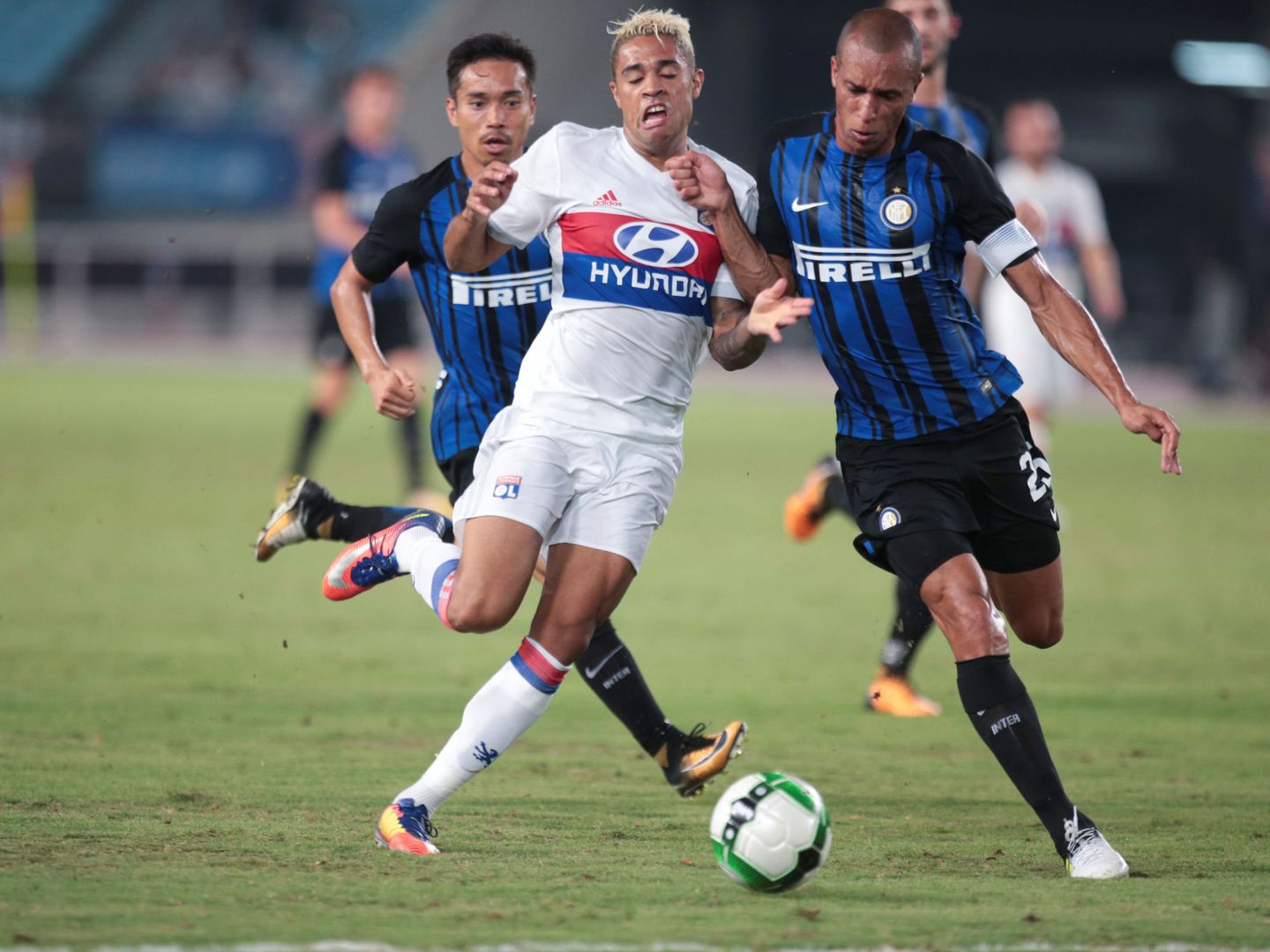 Mariano ha marcado tres goles en los dos primeros partidos del Olympique Lyonnais en la Ligue 1. (Reuters)
