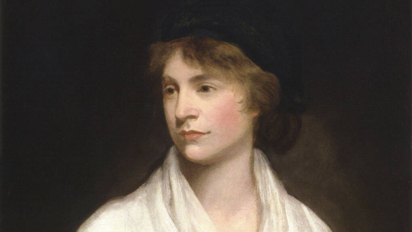 Retrato de Mary Wollstonecraft, por John Opie. (Wikimedia)