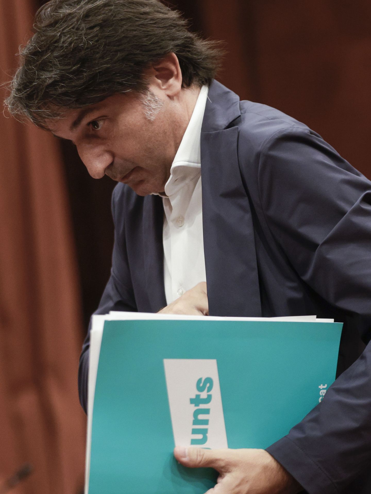 Dalmases, tras comparecer en el Parlament el pasado septiembre por la bronca que propinó a la periodista de TV3. (EFE/Quique García)