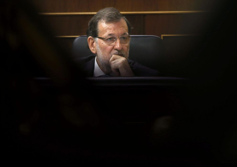 Foto: Rajoy, esta semana en el Congreso de los Diputados. (Efe)