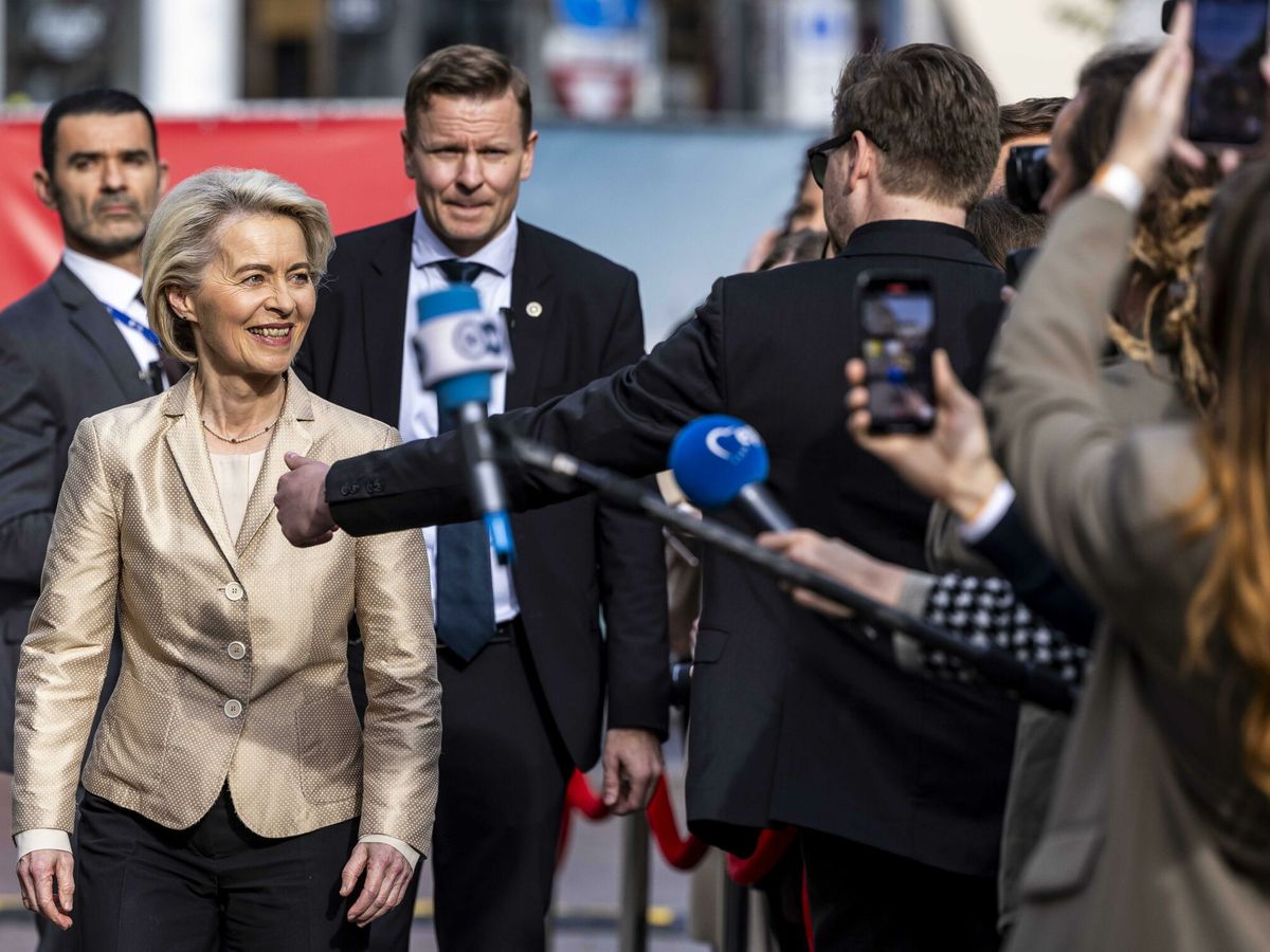 Foto: La presidenta de la Comisión Europea, Ursula von der Leyen. (EFE/Marcel van Hoorn)