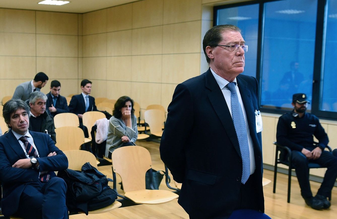 Domingo Parra en uno de los juicios de Banco de Valencia.