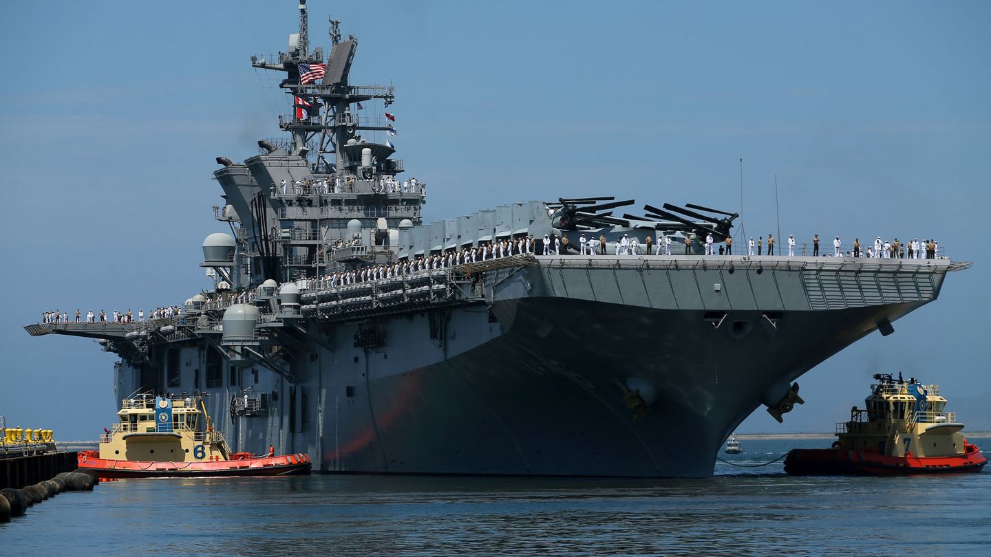 USS América (LHA-6). (Foto: Reuters)