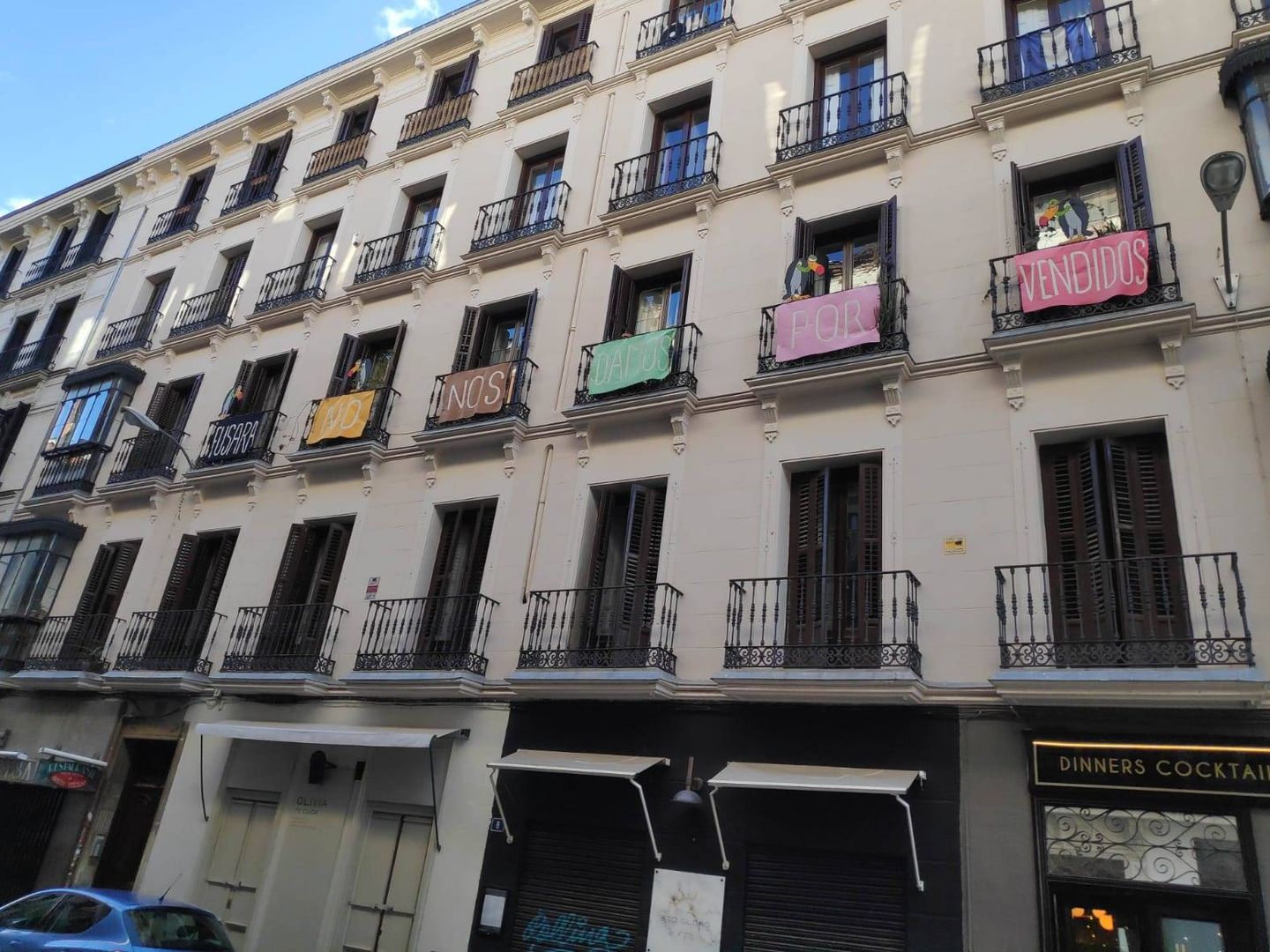 Bloque de viviendas de Fusara en el centro de Madrid.