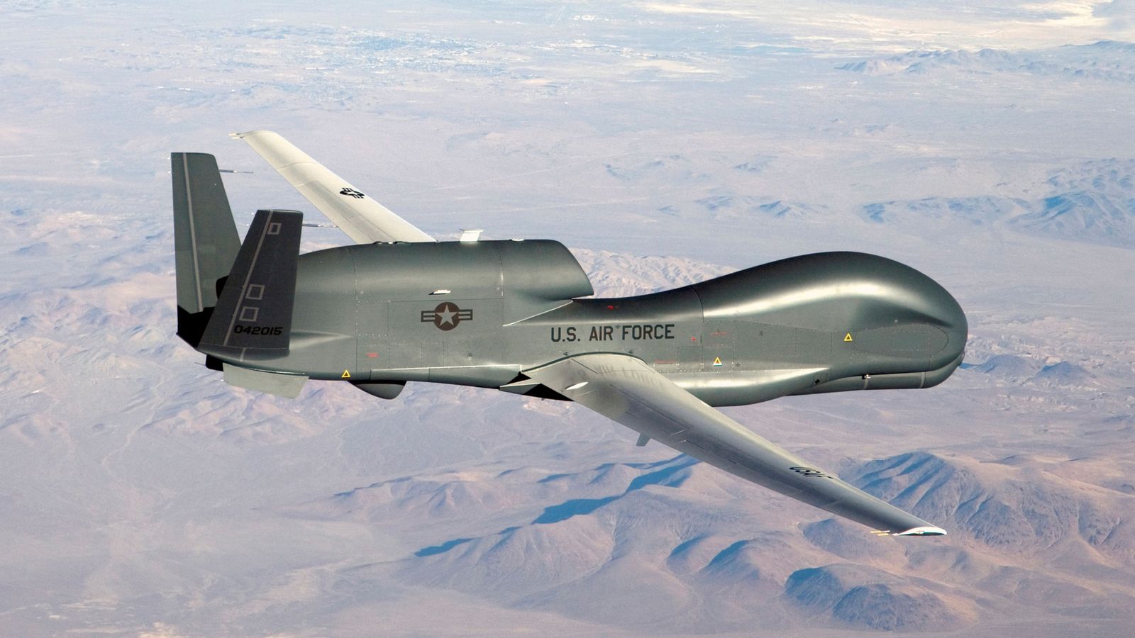 Foto: Foto de archivo de de un dron RQ-4 Global Hawk de Estados Unidos. (Reuters)