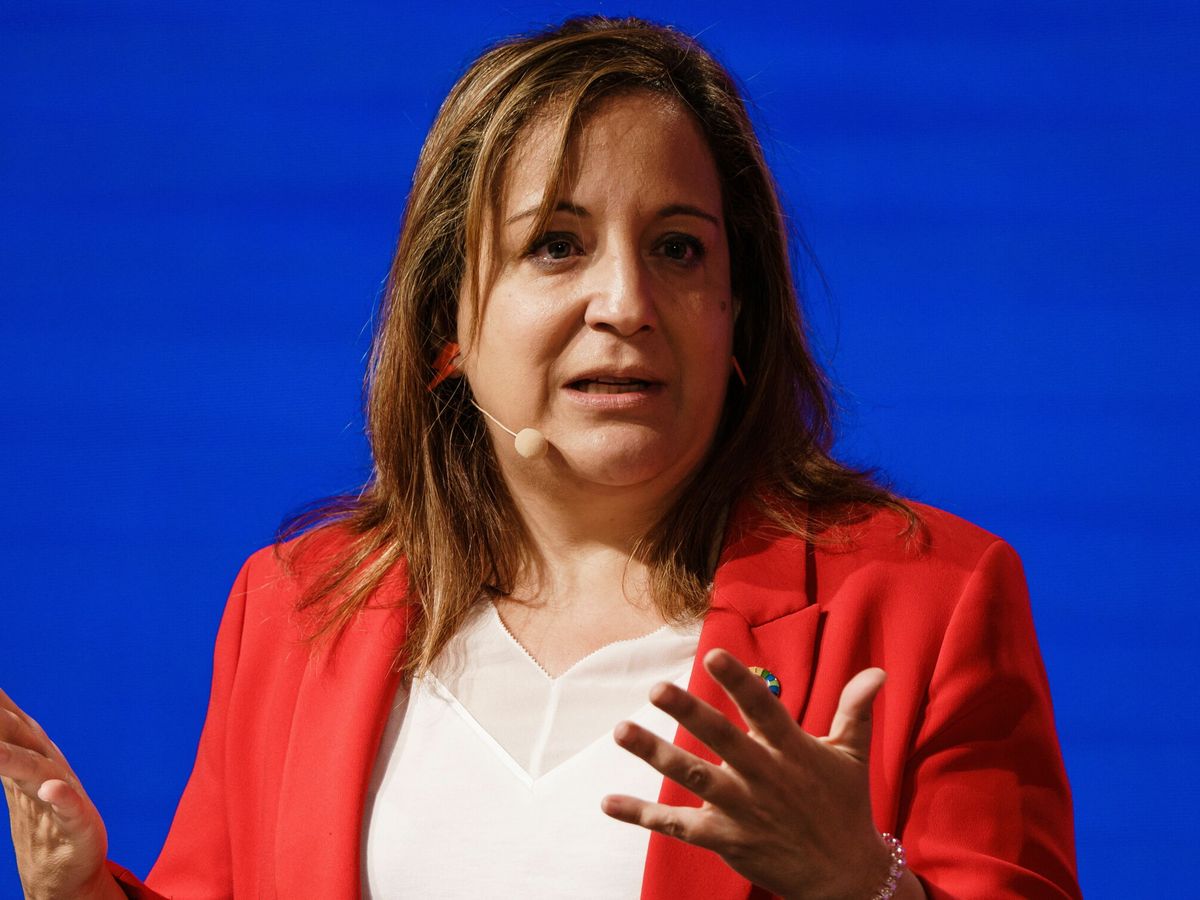 Foto: La presidenta del grupo socialdemócrata del Parlamento Europeo, Iratxe García. (EFE)
