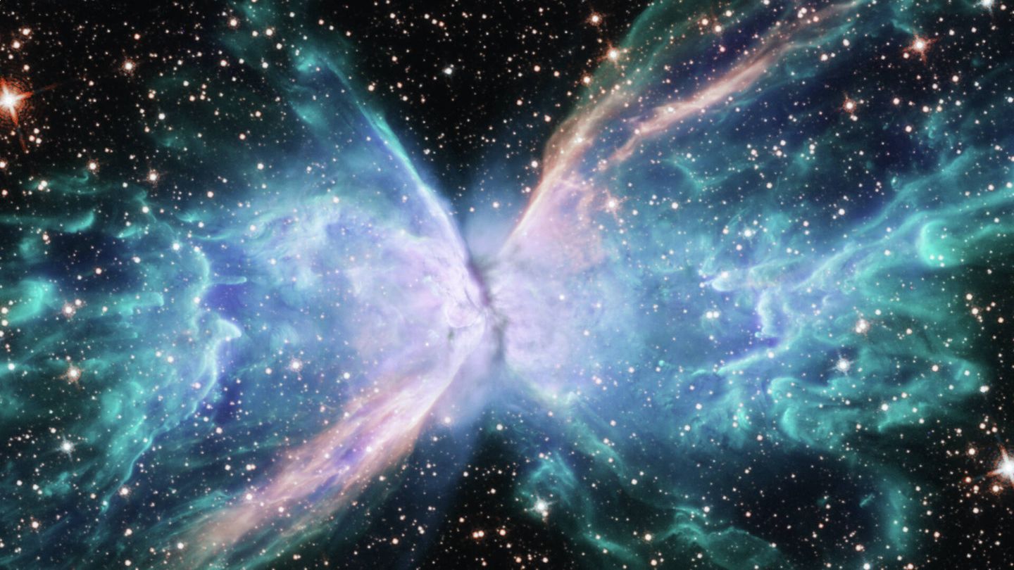Fotografía de la nebulosa de la Mariposa (NGC 6302) tomada por el Hubble (NASA/ESA)