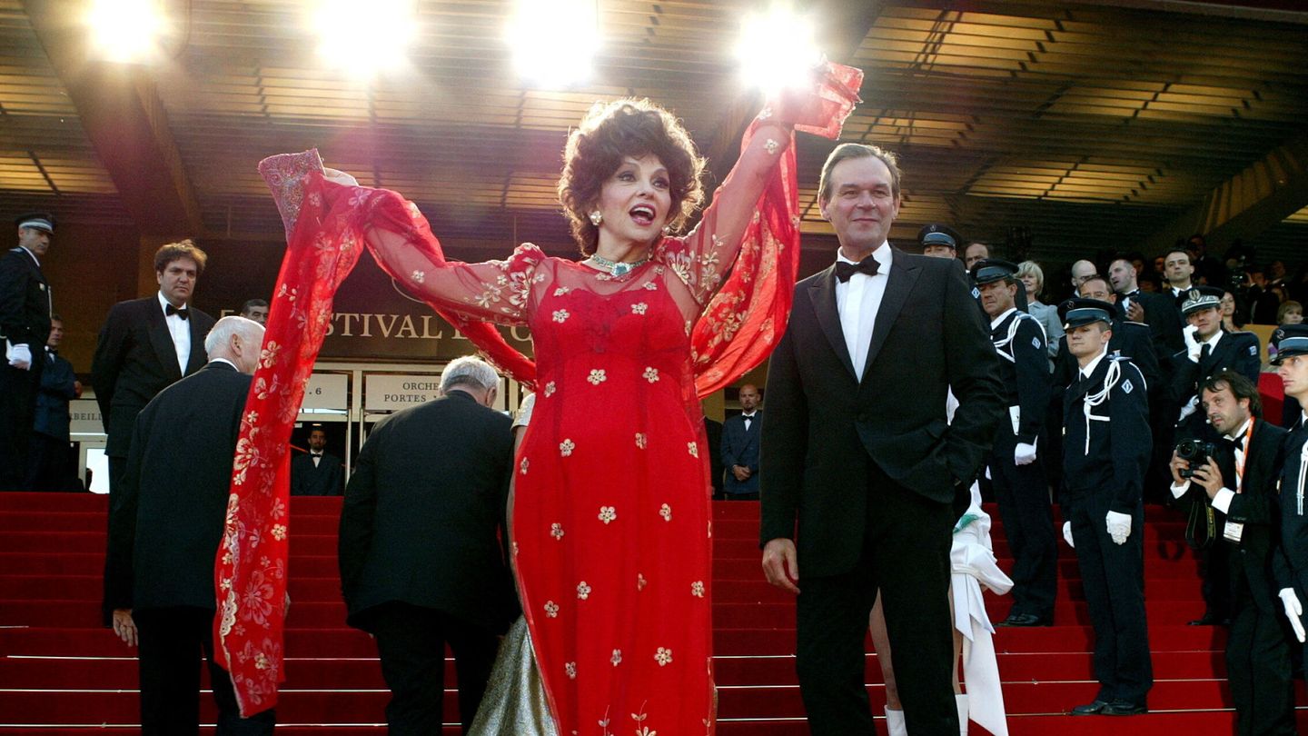 Gina Lollobrigida, en el Festival de Cannes en 2003. (Reuters)