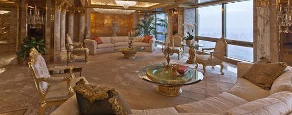 Foto: El palacio de oro y diamantes que posee Donald Trump en Manhattan