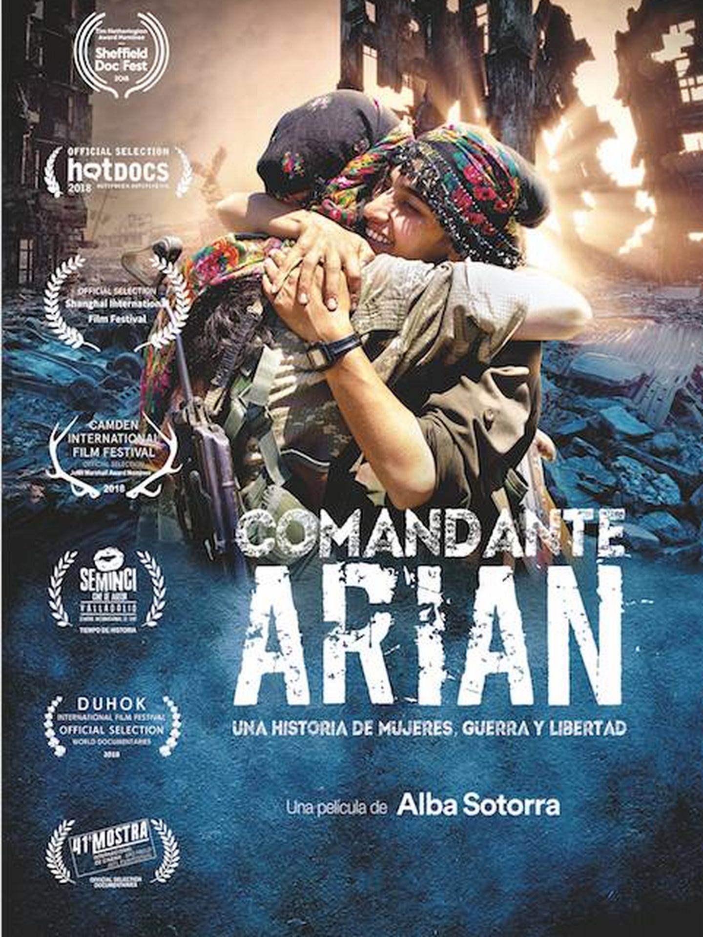 Cartel de 'Comandante Arian'