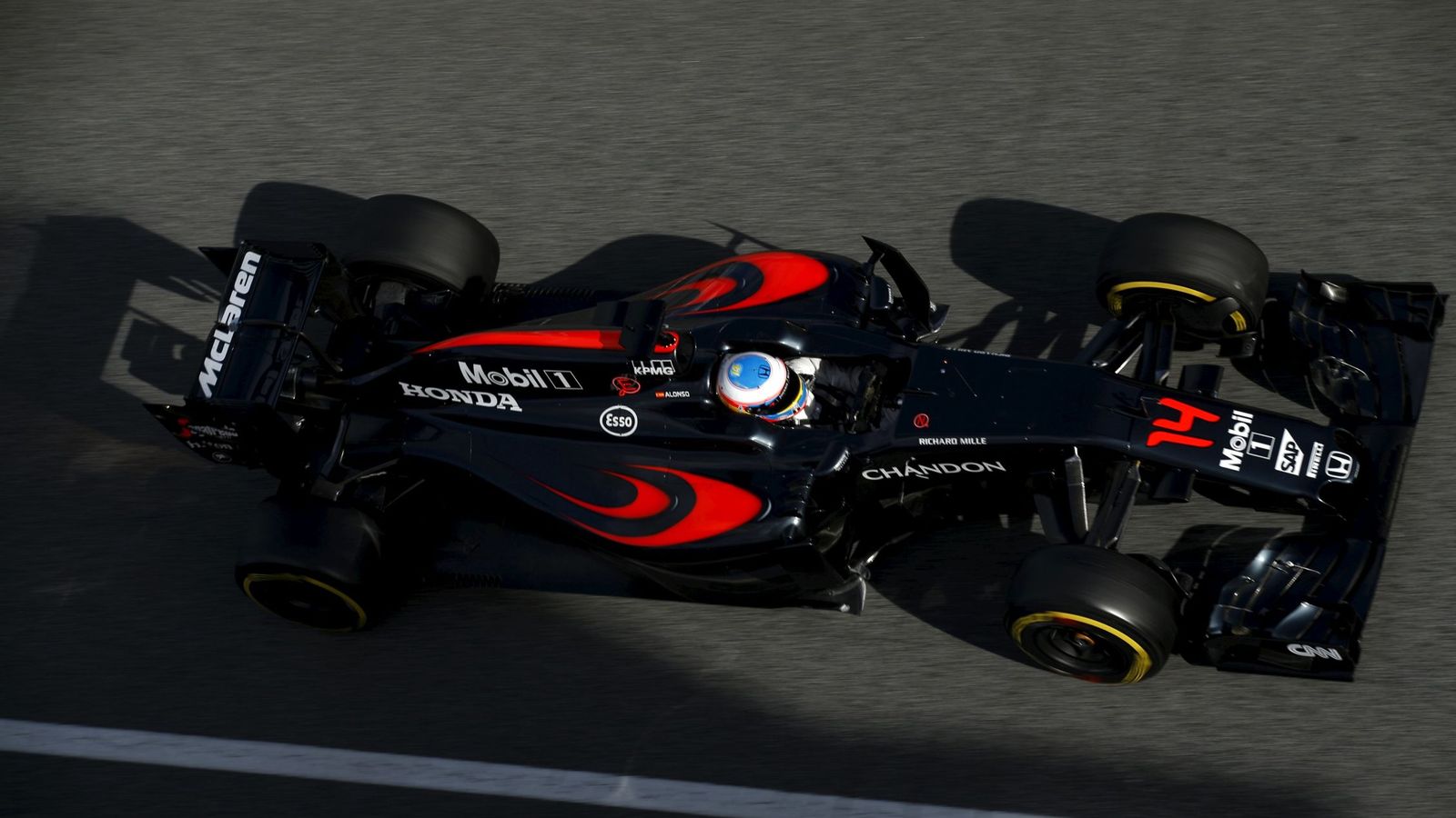 Foto: Fernando Alonso durante los pasados test de Montmeló.
