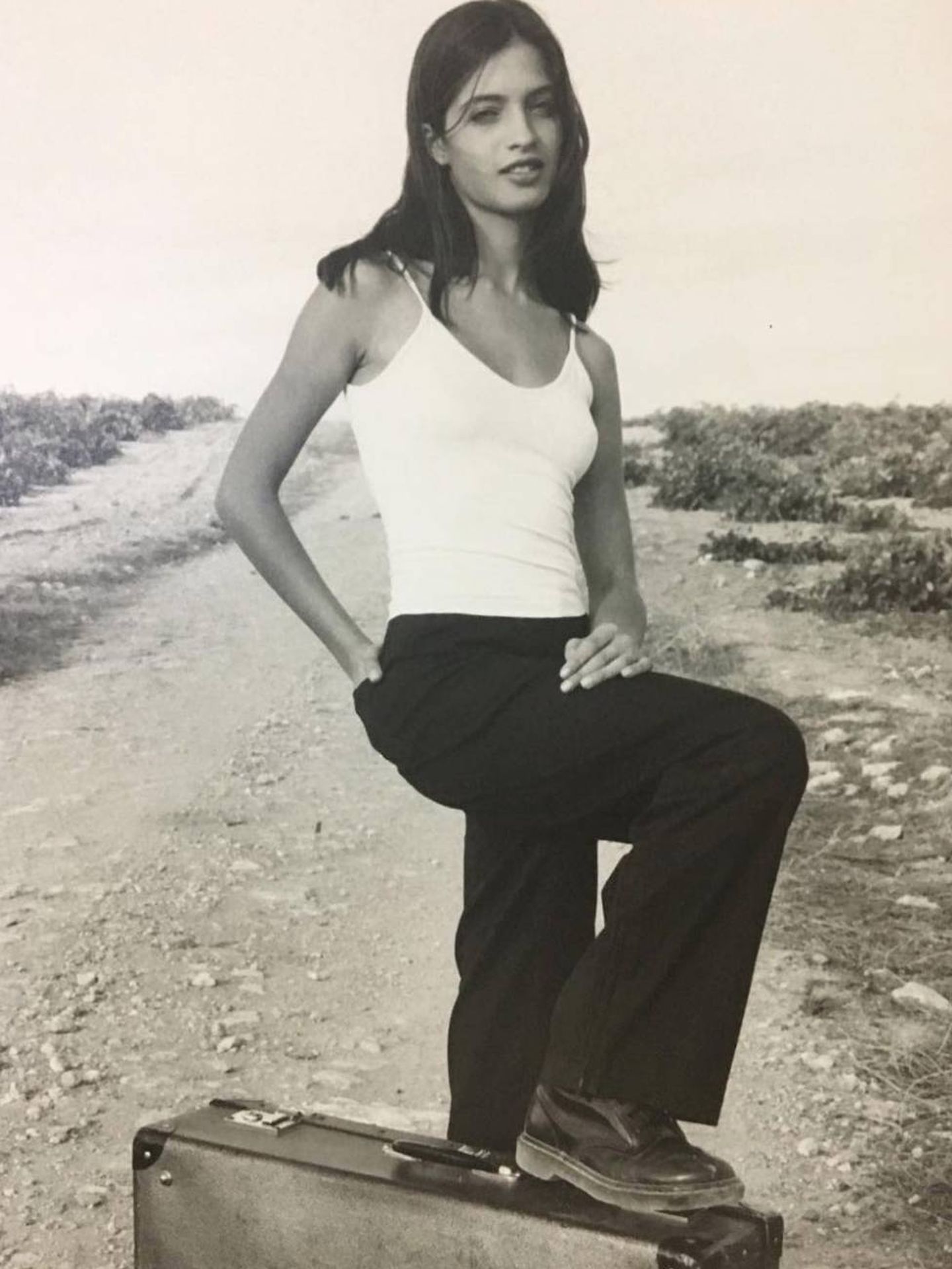  Sara en una imagen de 1998, cuando tenía 14 años. (Instagram)
