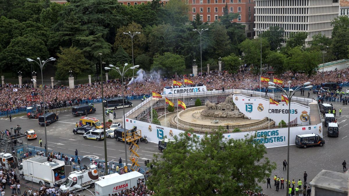 Madrid blindará Cibeles para evitar aglomeraciones en la celebración de la Liga
