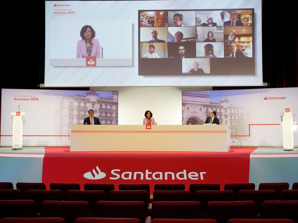 Foto: La presidenta del Banco Santander, Ana Botín