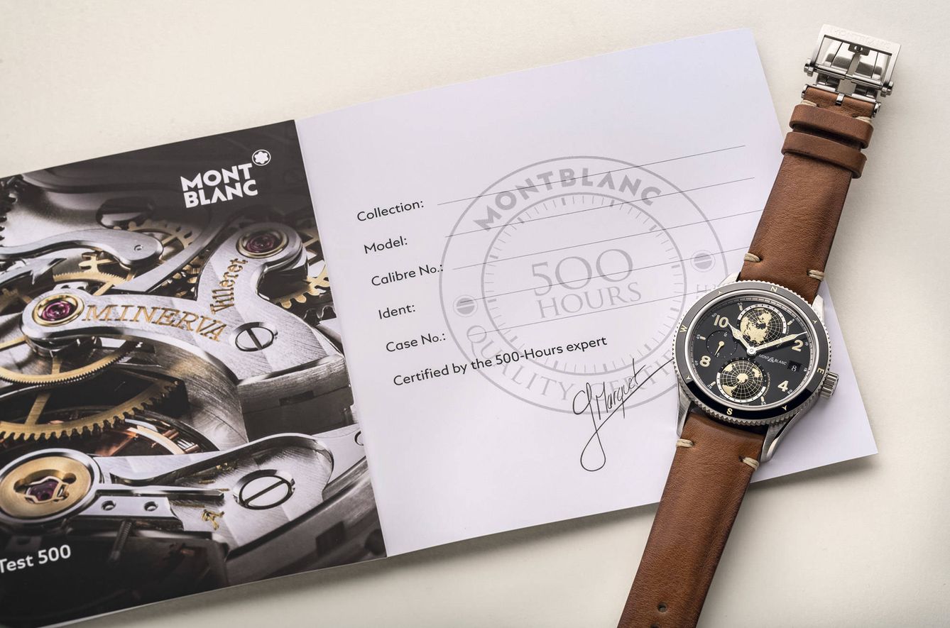 Los relojes de la colección 1858 cuentan entre sus atributos el haber pasado el Control de 500 horas que garantiza su fiabilidad y rendimiento.