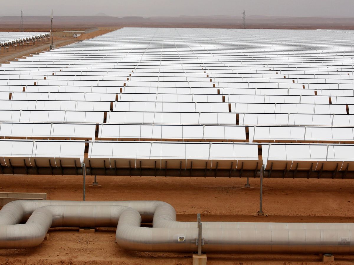 Foto: Imagen de archivo de una central termosolar en Marruecos. (Reuters/ Youssef Boudlal)