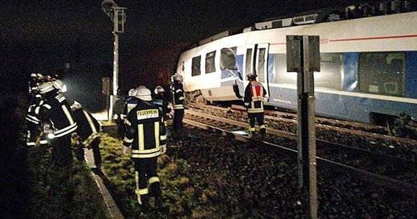 Foto: Choque de trenes en Meerbusch (Cuerpo de Bomberos de Meerbusch)