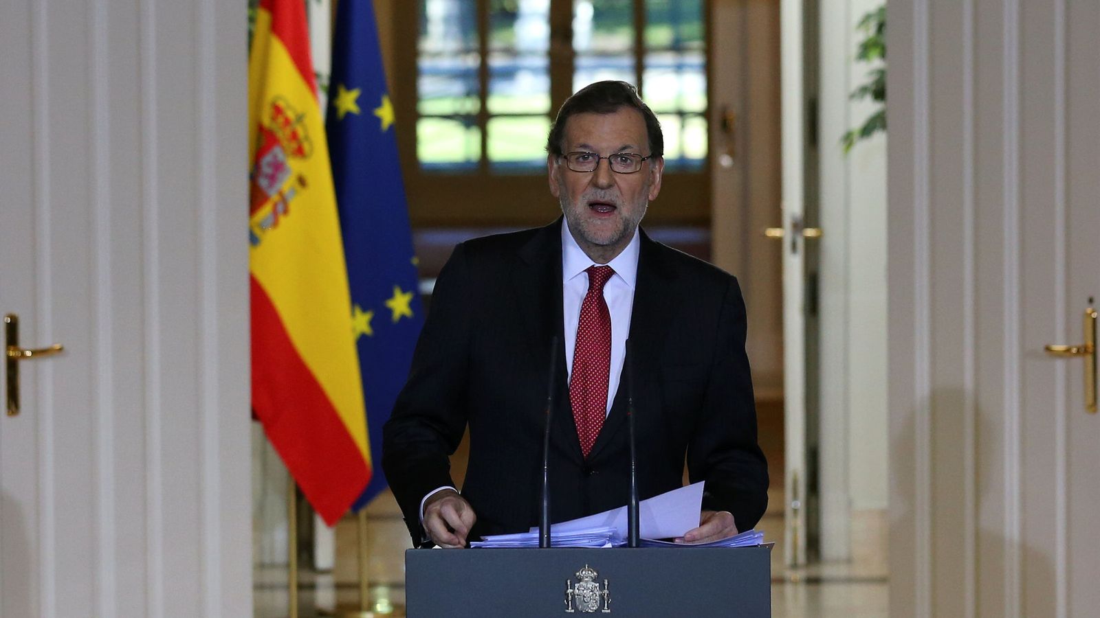 Foto: Mariano Rajoy, en la comparecencia posterior al último Consejo de Ministros. (Reuters)