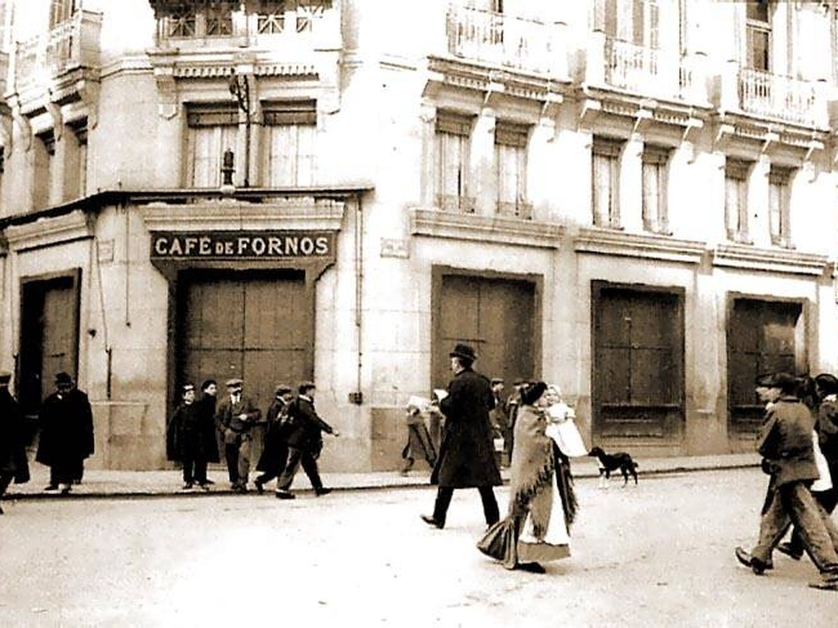 Foto: El Café de Fornos en el año 1908. (Cedida)