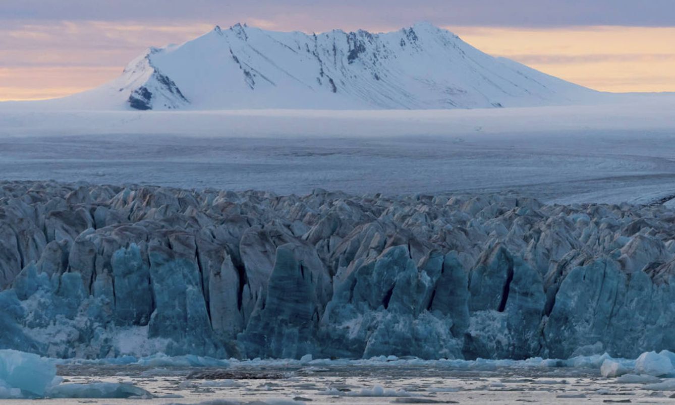 Paisaje helado en Svalbard (iStock)