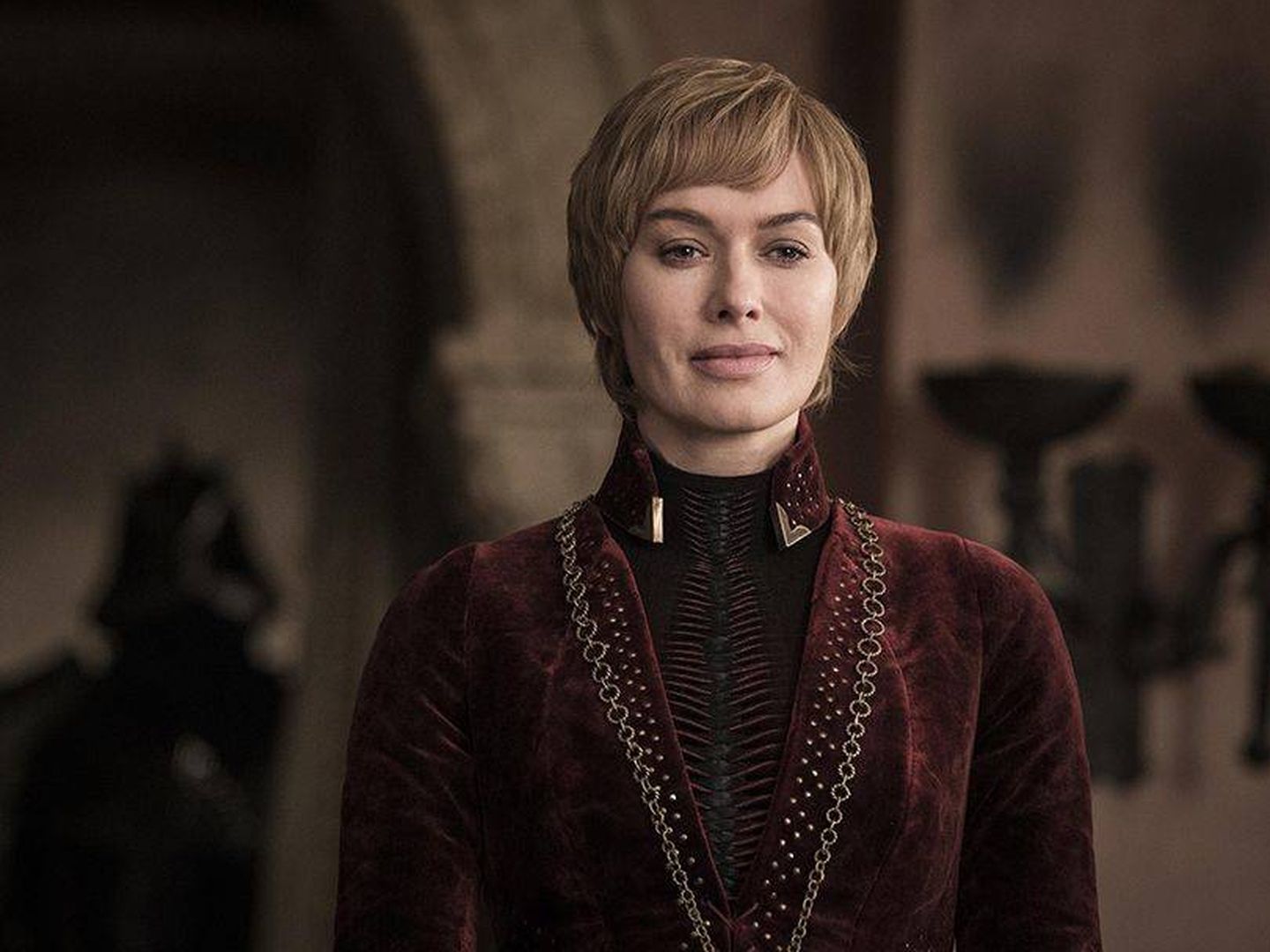 Cersei Lannister, en el penúltimo capítulo de 'Juego de tronos'. (HBO)