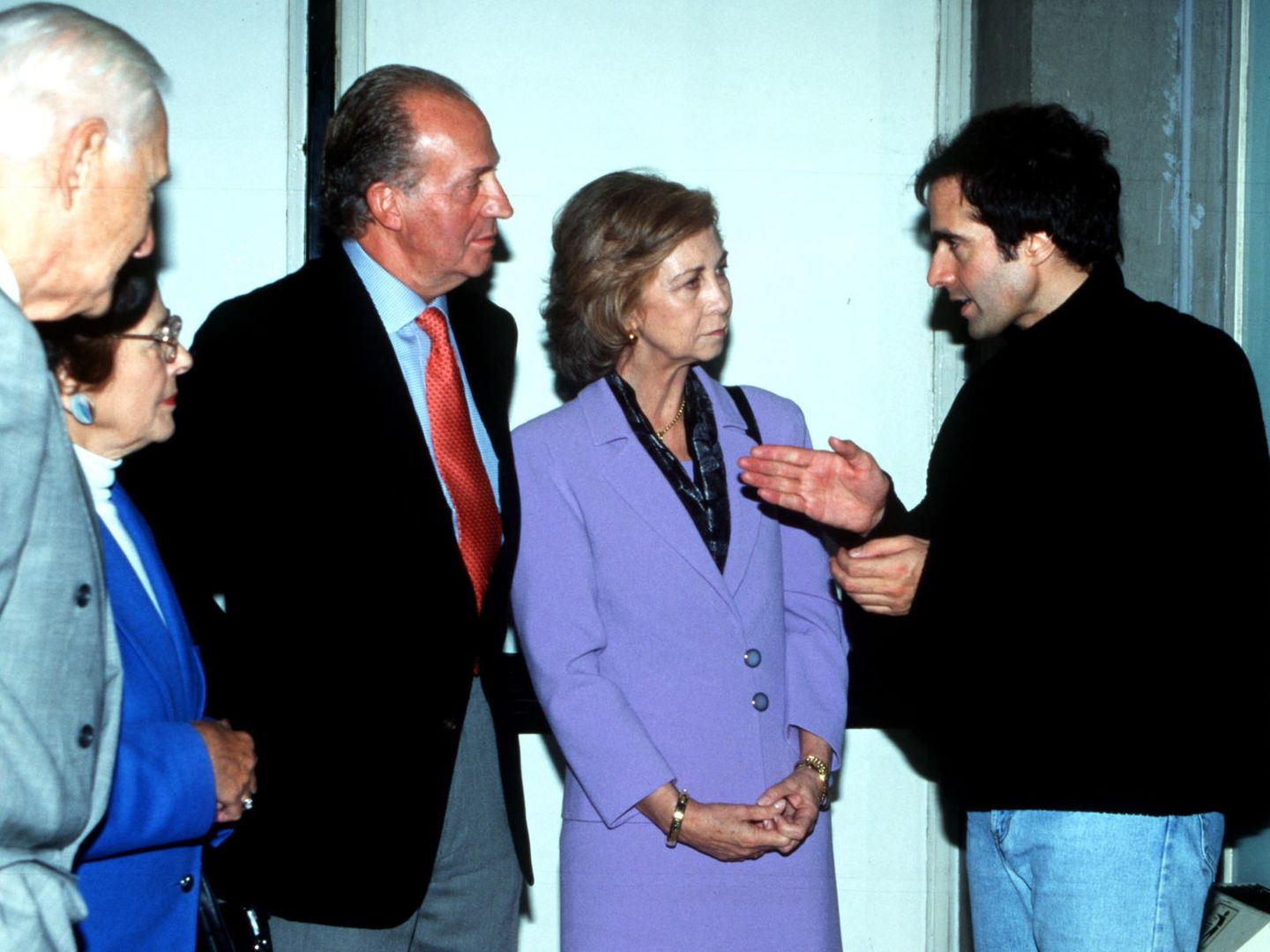 David Copperfield con los Reyes eméritos en 1998 (Gtres)