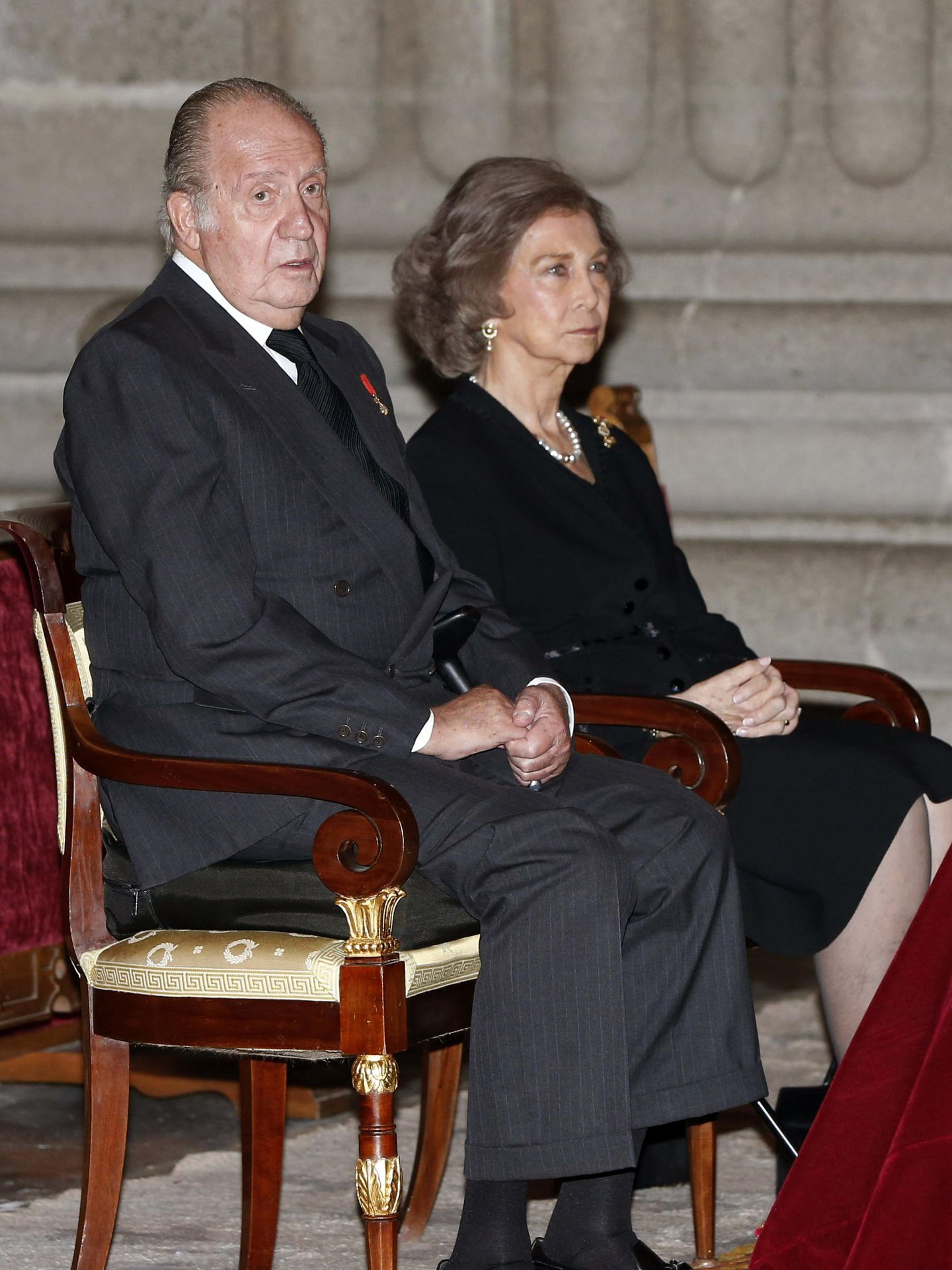 El rey Juan Carlos y la reina Sofía, en una imagen de archivo. (EFE)