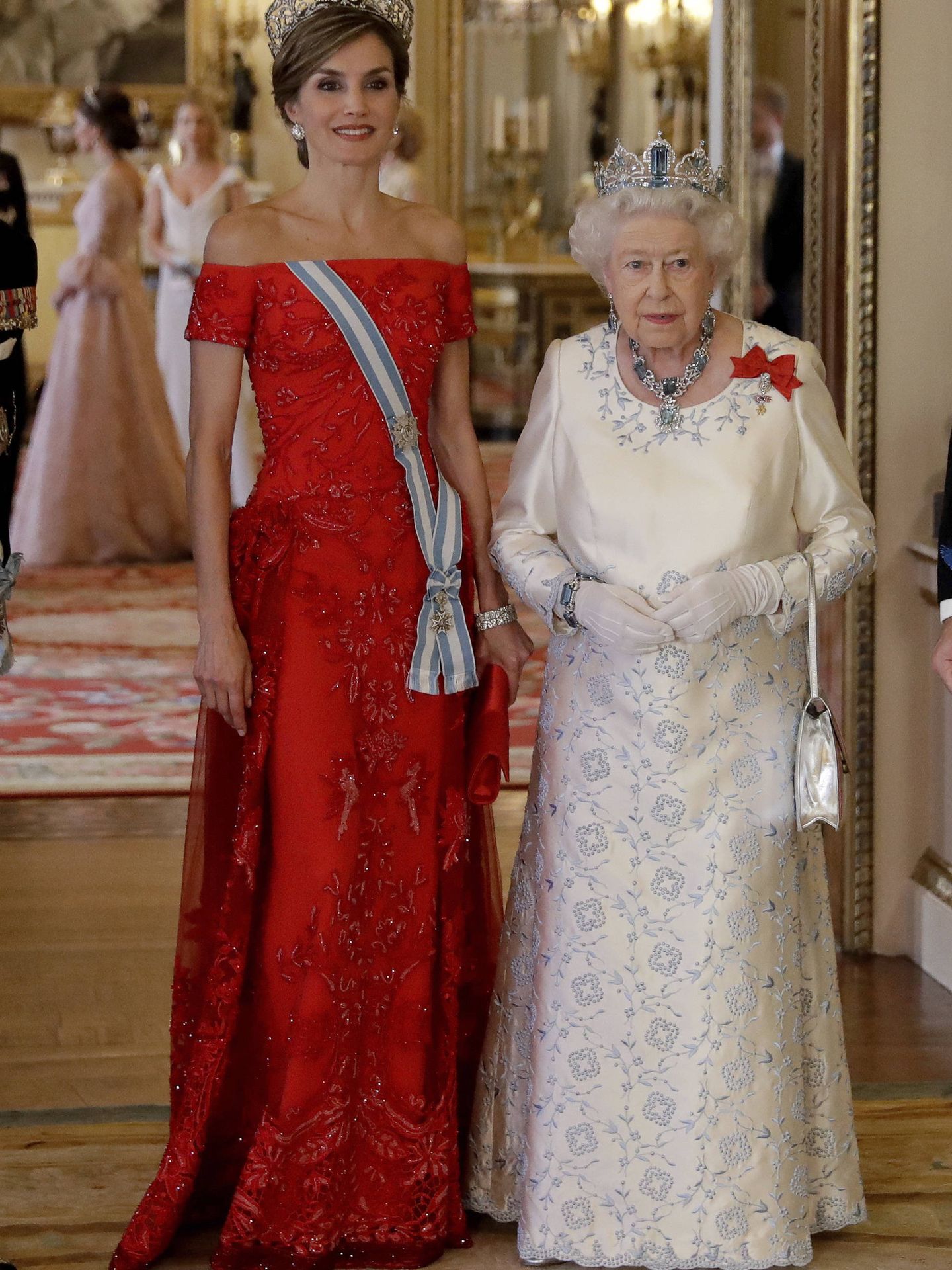 La Reina con Isabel II. (Getty)