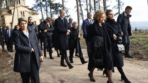 El vídeo inédito del interior del funeral  de Constantino de Grecia: del gesto de los Reyes a las lágrimas de Margarita de Dinamarca