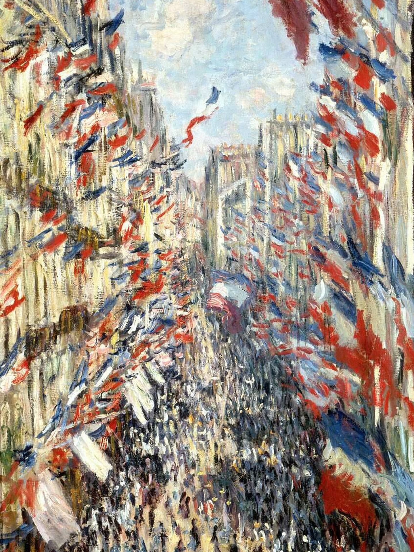‘La Rue Montorgueil’. Claude Monet. 1878.