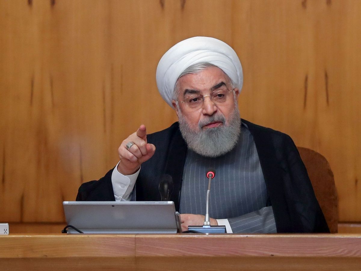Foto: El presidente de Irán, Hasan Rohaní, en un discurso en Teherán. (EFE)