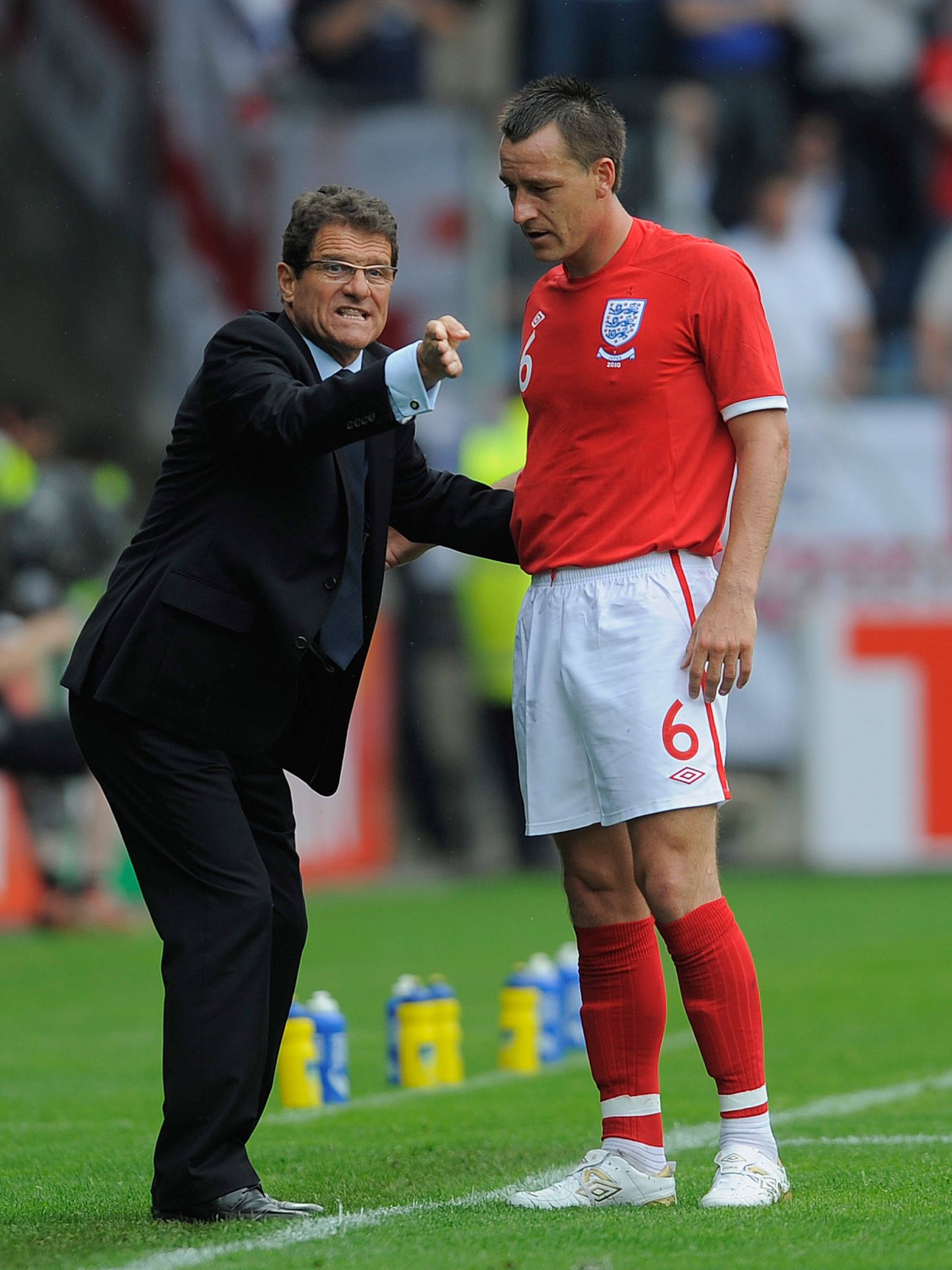 Terry, durante un partido con la selección inglesa. (Getty)