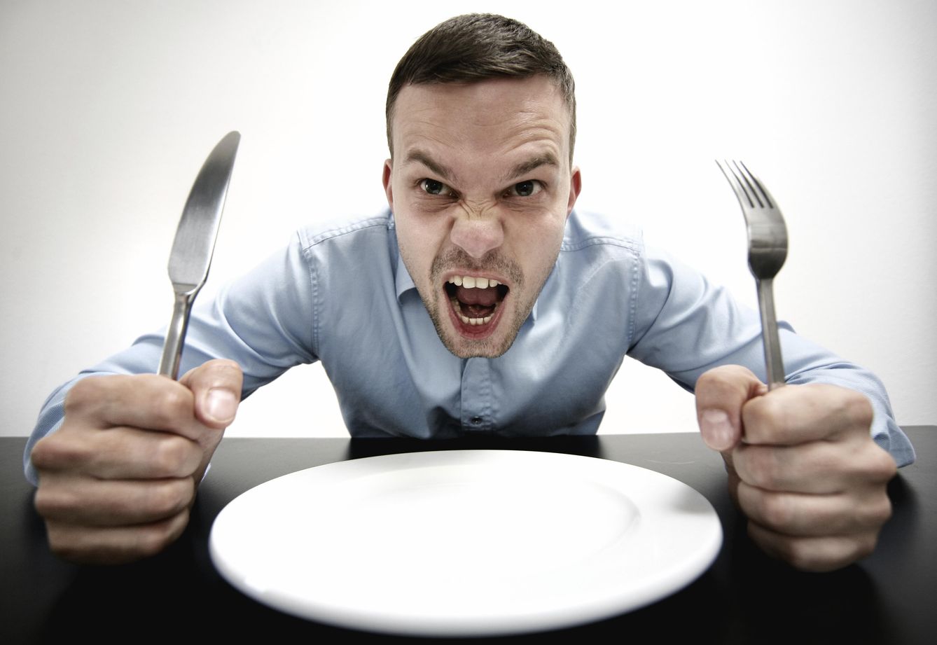 Hay gente que cuando tiene hambre, pierde los estribos. (iStock)