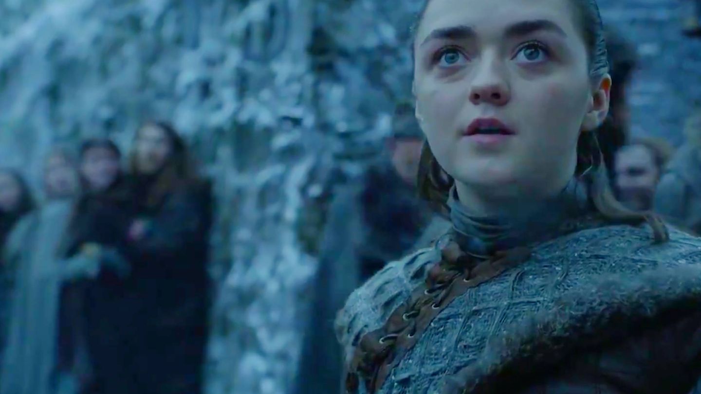 Arya Stark. en la última temporada de 'Juego de Tronos'. (HBO)