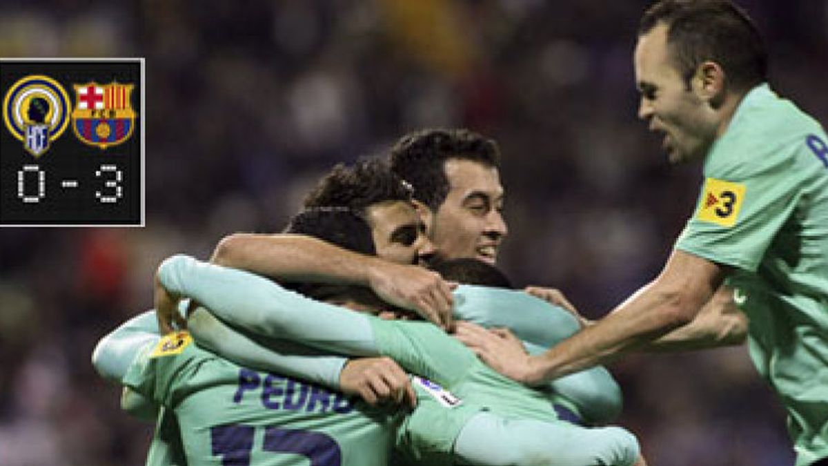 Un Barça de récord se acuesta con siete puntos de ventaja sobre el Madrid