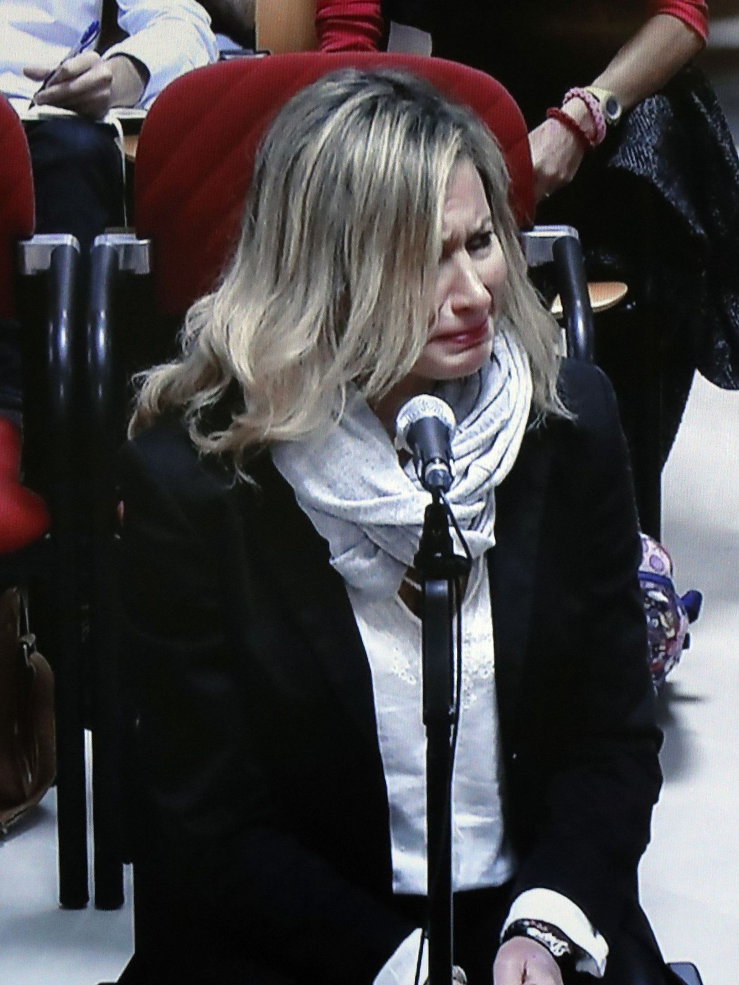 Diana López-Pinel, la madre de Diana Quer, en la primera sesión del juicio. (EFE)