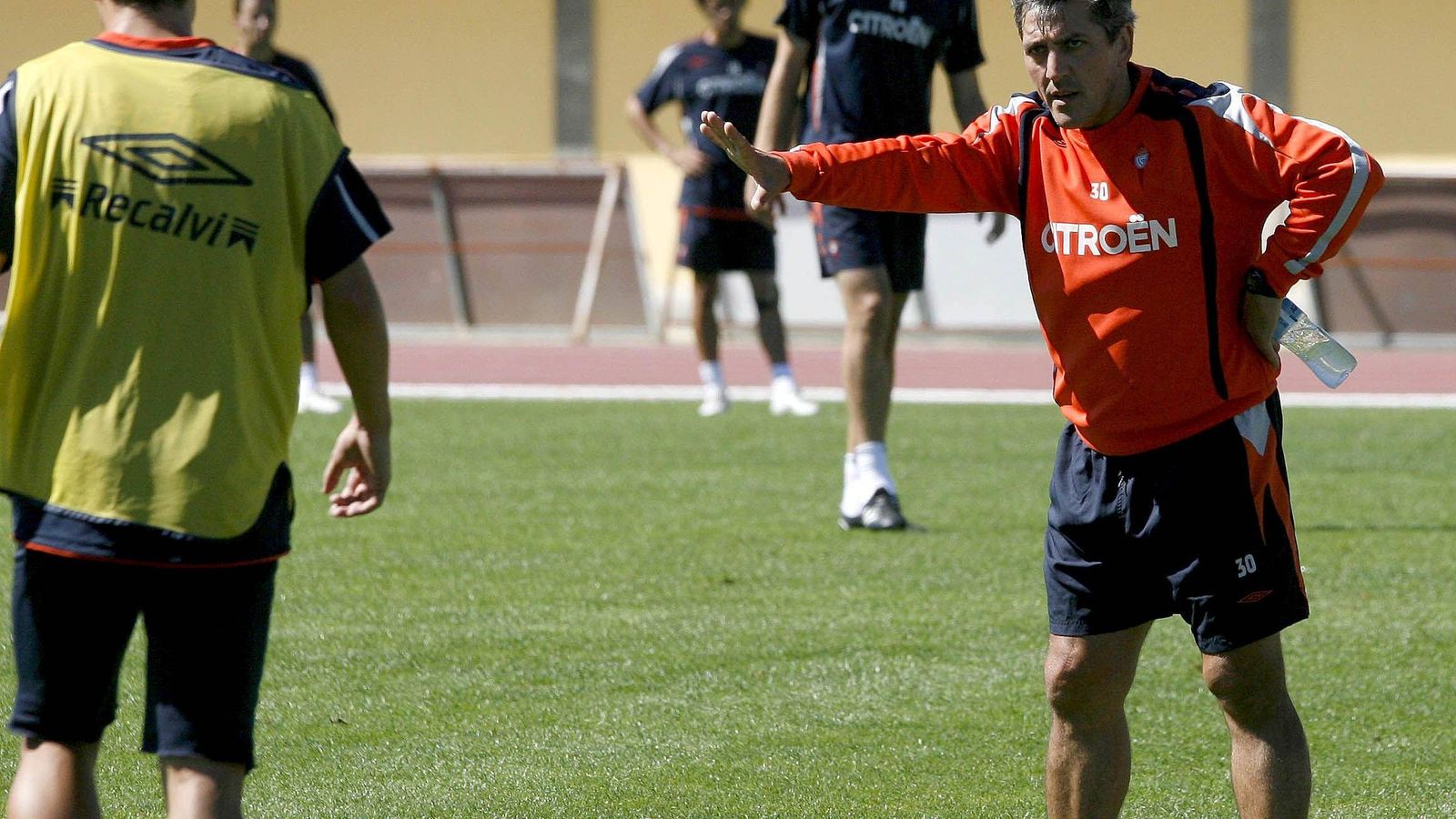 Foto: Pepe Murcia, durante su etapa como entrenador del Celta (EFE)