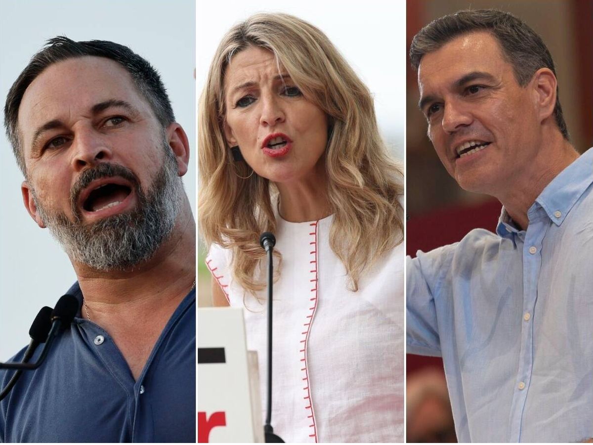 Foto: Debate electoral en TVE: así será el encuentro entre Sánchez, Abascal y Díaz, horario y dónde ver en TV