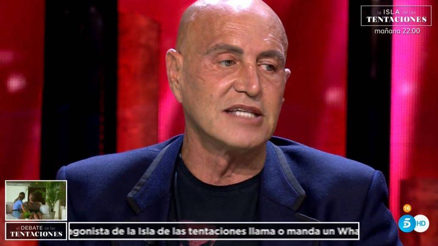 Kiko Matamoros, colaborador de 'El debate de las tentaciones'. (Mediaset)