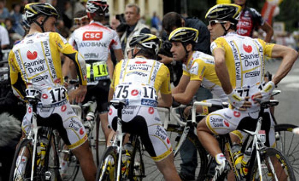 Foto: Saunier firma un comunicado "por un ciclismo limpio y libre"