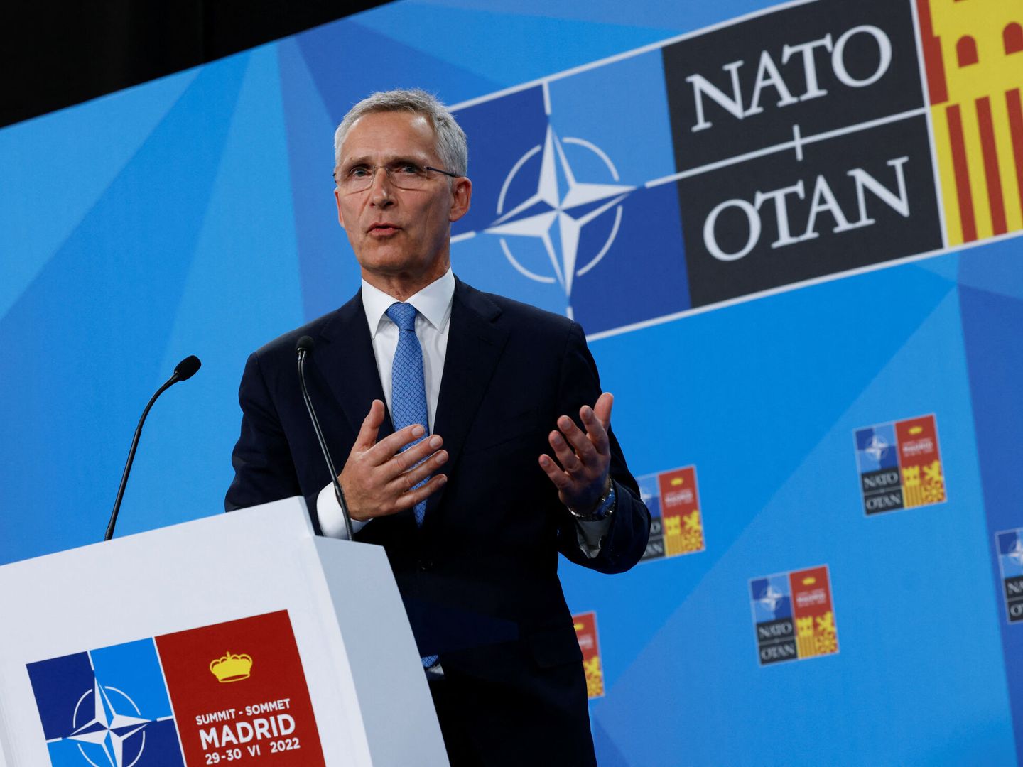 El secretario general de la Alianza Atlántica, Jens Stoltenberg. (Reuters/Yves Herman)