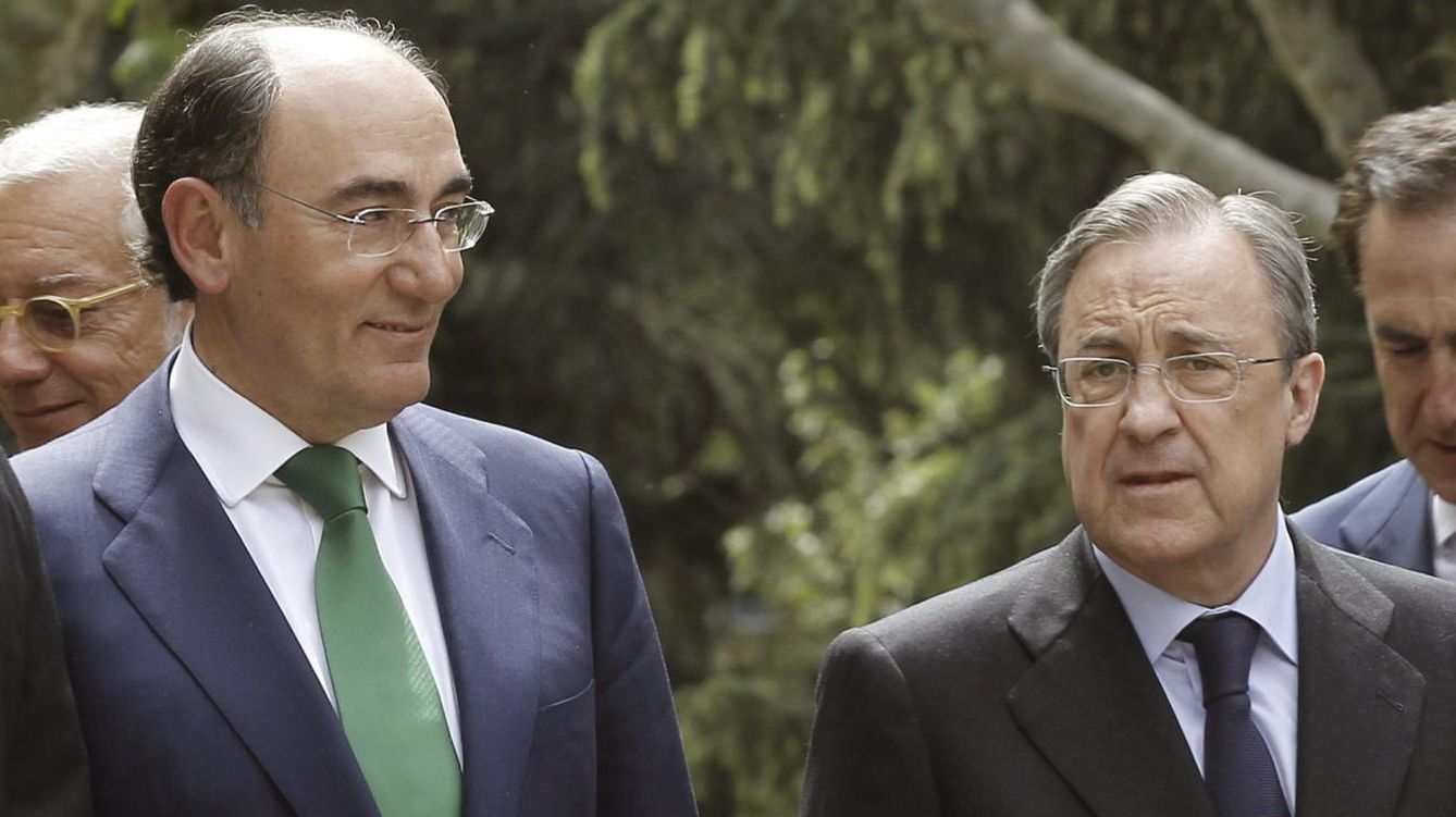 Foto: Sánchez Galán y Florentino Pérez, en una imagen de archivo. (EFE)