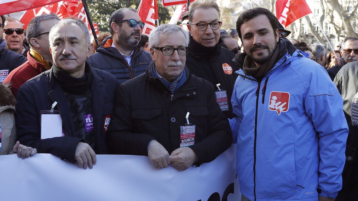 CCOO y UGT: "Habrá manifestaciones hasta que Rajoy sea capaz de negociar"