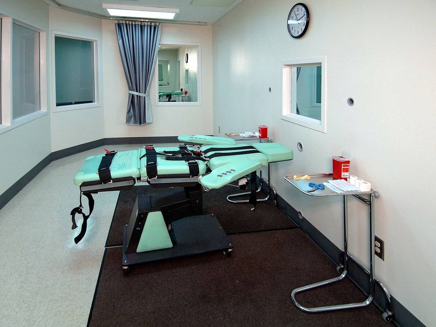Sala destinada a la ejecución por inyección letal. Foto: CC