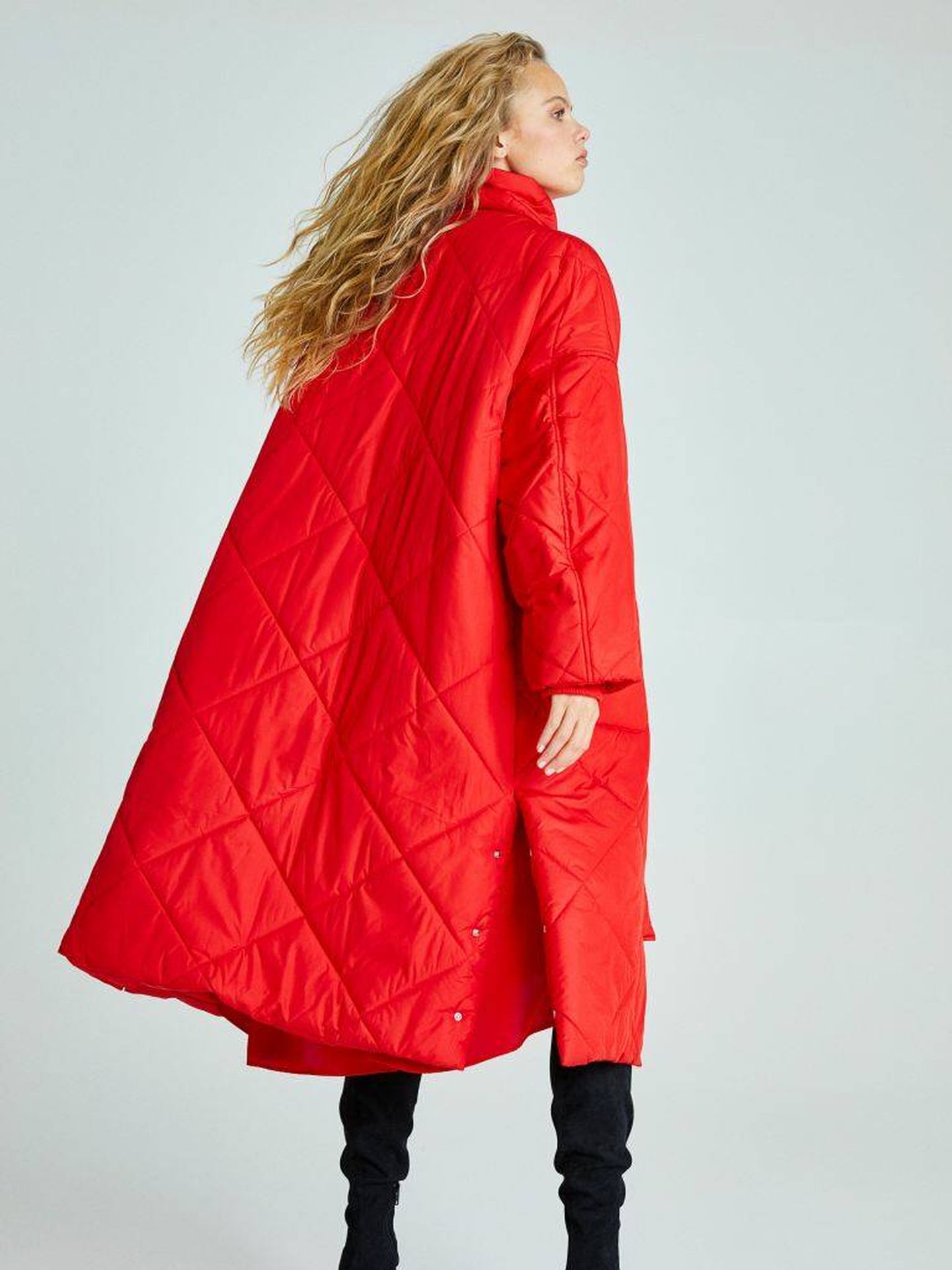 H&M Abrigo de entretiempo rojo estilo cl\u00e1sico Moda Abrigos Abrigos de entretiempo 