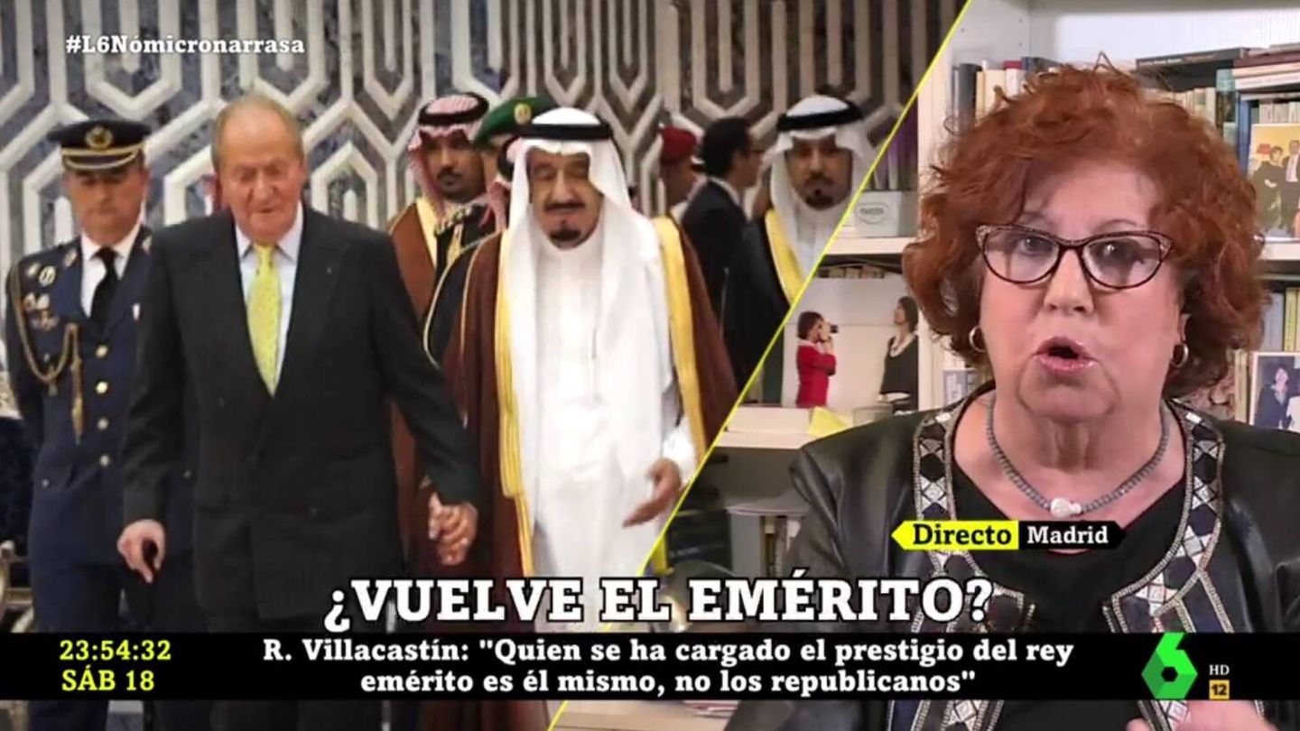 Villacastín criticando a Juan Carlos. (La Sexta).